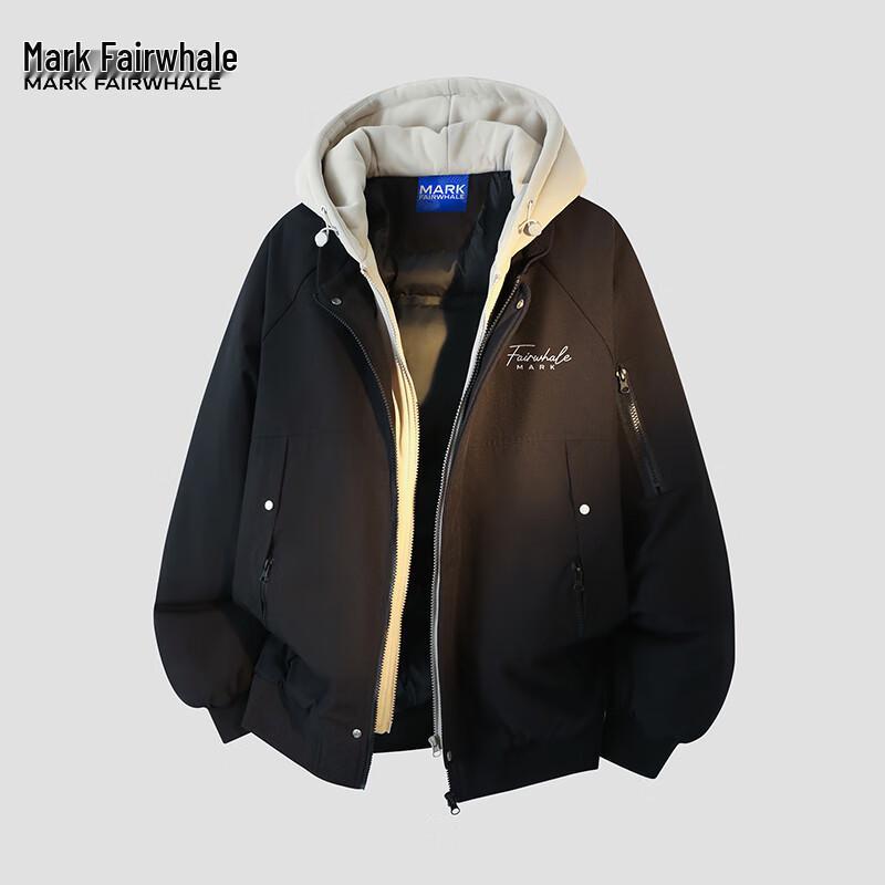 

Mark Hua Fei Men s Layered Look Trendy Padded Jacket XL