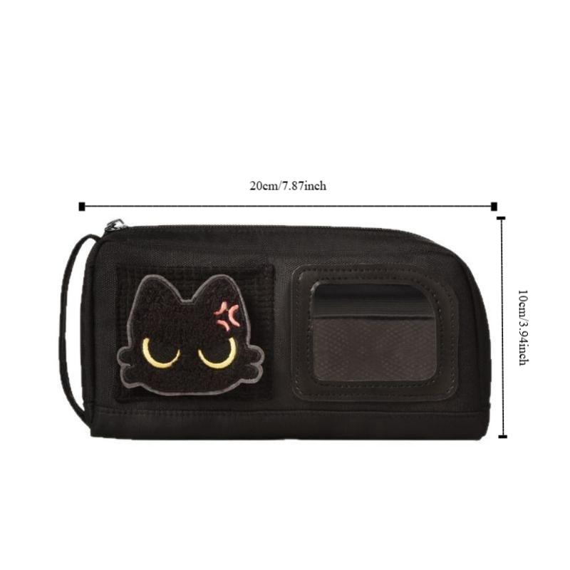 Large Capacity Cat Pencil Case Desk Organizer Cat Pencil Bag Kawaii Stationery Bag  Learning