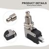 For Safety Detection Silver Panel Limit Switch Precise Point Action Mechanism Industrial Control Panel Mountable