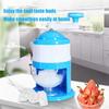 ABUL-2PCS Manual Ice Crusher Home Use Ice Shaver And Snow Cone Machine Summer Maker Ice Crushing Breaker Tool Blue