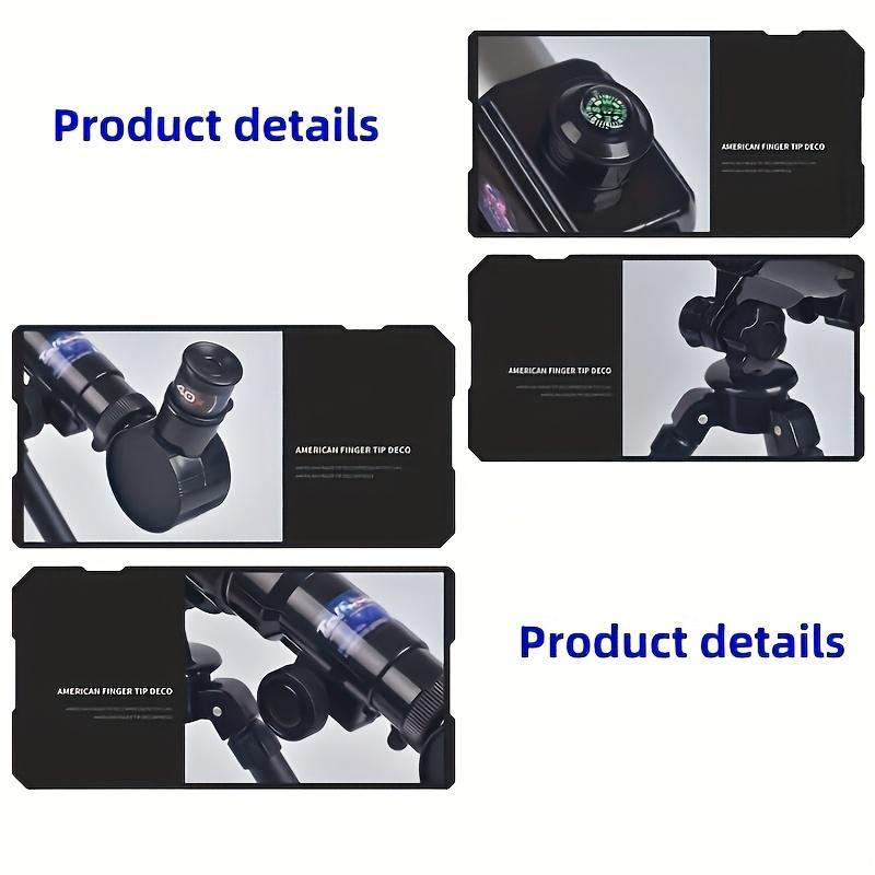 Manual Astronomical Telescope & Suitable for Beginners, 40 Magnification with Objective, Stargazing & Amateur Astronomy, Portable HD Telescope Gift