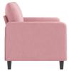 Vidaxl Zweisitzer-Sofa, Rosa, 120 cm, Mit Samt Polster