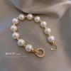 2024 Trendy Freshwater Pearl Bracelet: Simple, Elegant European & American Style Jewelry