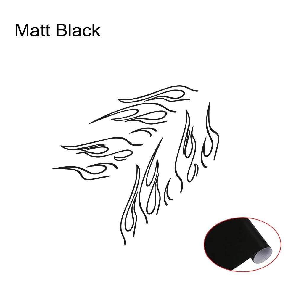 Funny Car Stickers Flame Decor Decals Outdoor Vinyl Self-Adhesive Decoration for Vehicle Window Hood Bumper Tailgate Door Side