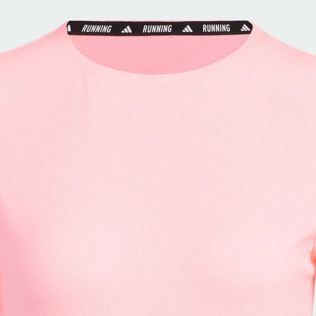 Adidas Ess Rn Tee Ss Quick-Dry Running Short Sleeve T-Shirt Women Tops Pink JV6933
