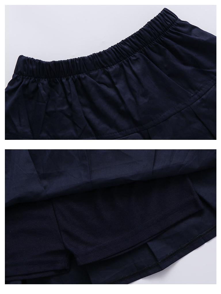 Conjunto de Canto para Uniforme Escolar de Verão Infantil - 1 de Junho: Combinação Pai-Filho para Apresentações do Ensino Fundamental I e II