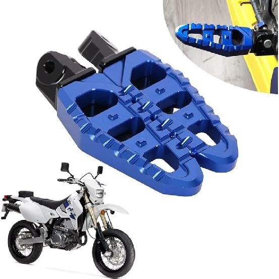 AnXin Motorcycle Passenger Foot Pegs Footrest Rear Footpegs for DRZ400 DRZ400S 00-23 DRZ400SM 05-23 GSXR600 97-00 GSXR750X 96-99 GSF600S 96-99