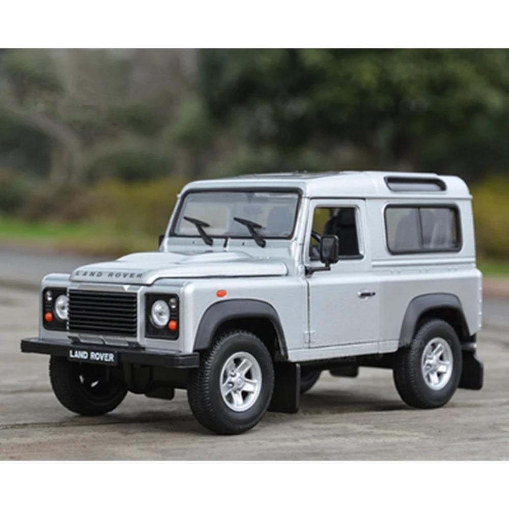 Welly 1/24 Land Rover Defender Alloy Car Model Diecast Metal Off-Road Vehicle Car Model Simulation Collection Childrens Toy Gift