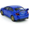 Impreza WRX STI Toy Car Racing Sports Diecast Model Car 1/36 Scale Metal Pull Back Vehicle, Doors Open, Zinc Alloy Casting, Boys Toys Kids Birthday