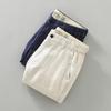 1333 Summer Breathable Japanese-Style Men’s Pure Linen Tapered Pants, Casual Nine-Point Trousers