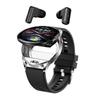 Smart Watch 1.39" Men 2 In 1 TWS Headset Blue Tooth Call Health Watches Sport Noise Reduction Earphone Women Music Smartwatch