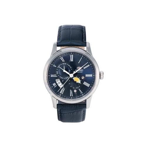 

Orient Stainless Steel Japanese Automatic Watch with Sapphire Crystal, Model: RA-AK00, Blue, Winding Watch.