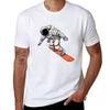 Spaceboarding TShirt Plus Size Loose Short Sleeve Top