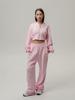 Women's Casual Solid Color Hoodie & Lace-up Pants Two-Piece Set