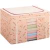 International Oxford Cloth Foldable Storage Box with Steel Frame - Ideal for Wardrobe, Toy Organizer, or Clothes Storage.