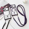 Capa Transparente para Celular Crossbody para iPhone 17 Air 16 15 Plus 14 13 12 Pro Max 16E para Magsafe Capa de Carregamento Sem Fio Magnético