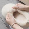 Slippers, Fur, Women's, Pure, Thick Sole, Men's, Unisex, Couple Slippers, High Resilience, Indoor Shoes, Room, Bare Feet, Linen, Quiet, Non-Slip,