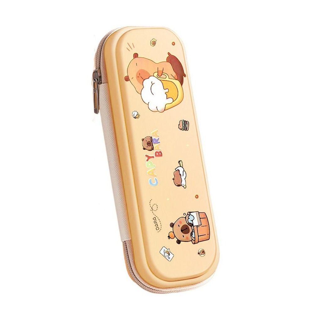 Funny Capybara  Pen Bag Large-capacity Stationery Bag Cartoon Capybara Pencil Case  School
