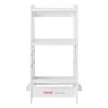 Tower Step Stool for Toddlers Kids 3-Level Height Adjustable 350LBS White