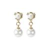 Non Pierced Simulated Pearl Clip On Earrings For Women Elegant Ear Jewelry Accessories