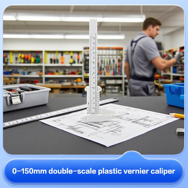 6 palců 150 mm plastové pravítko posuvné měřítko nonier Posuvné měřítko šperků nástroj na měření
