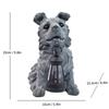JYL TS/060,Creative Resin Simulation Golden Retriever Statue Solar Light for Garden Corridor Home Decor Lamp