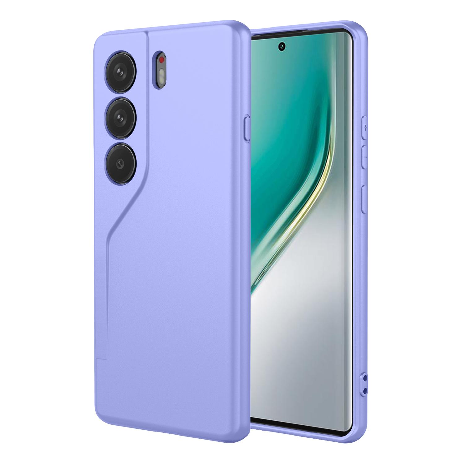 

For TECNO Camon 40 Pro 4G Case Soft TPU Shockproof Protective Phone Cover Purple