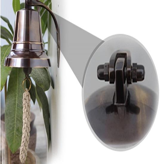 13,97 cm Massivmessingglocke Nautische Wandhängeglocke Perfekt