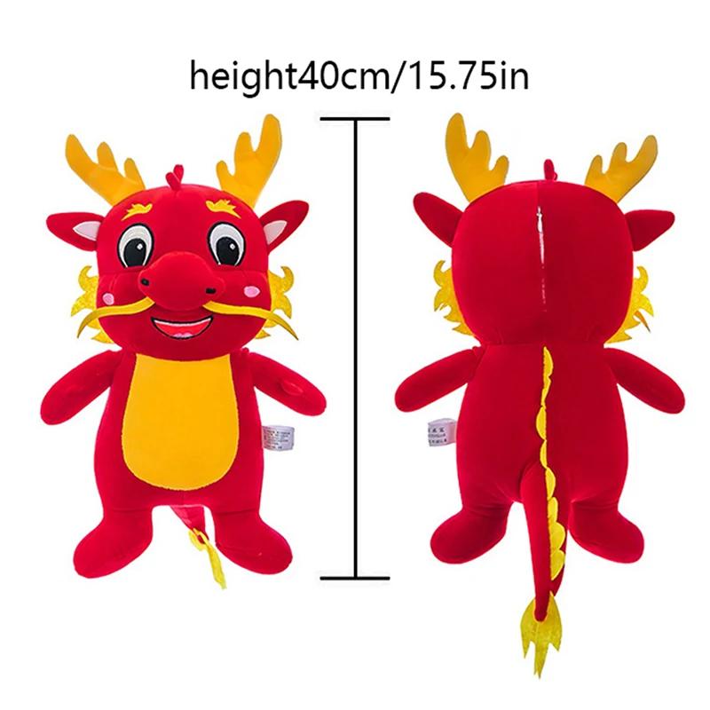 40CM Cute Dragon Plush Doll Toy Cartoon Dragons Stuffed Dolls For Girl Kid Birthday Gifts