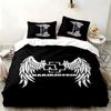 Rammstein 3pc set Perfect for bedroom use Comfortable bedding set includes a duvet cover and two pillowcases Ideal birthday or Christmas gift