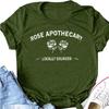 Women Casual Letter Printing Short Sleeves  Loose T-Shirt Blouse Tops