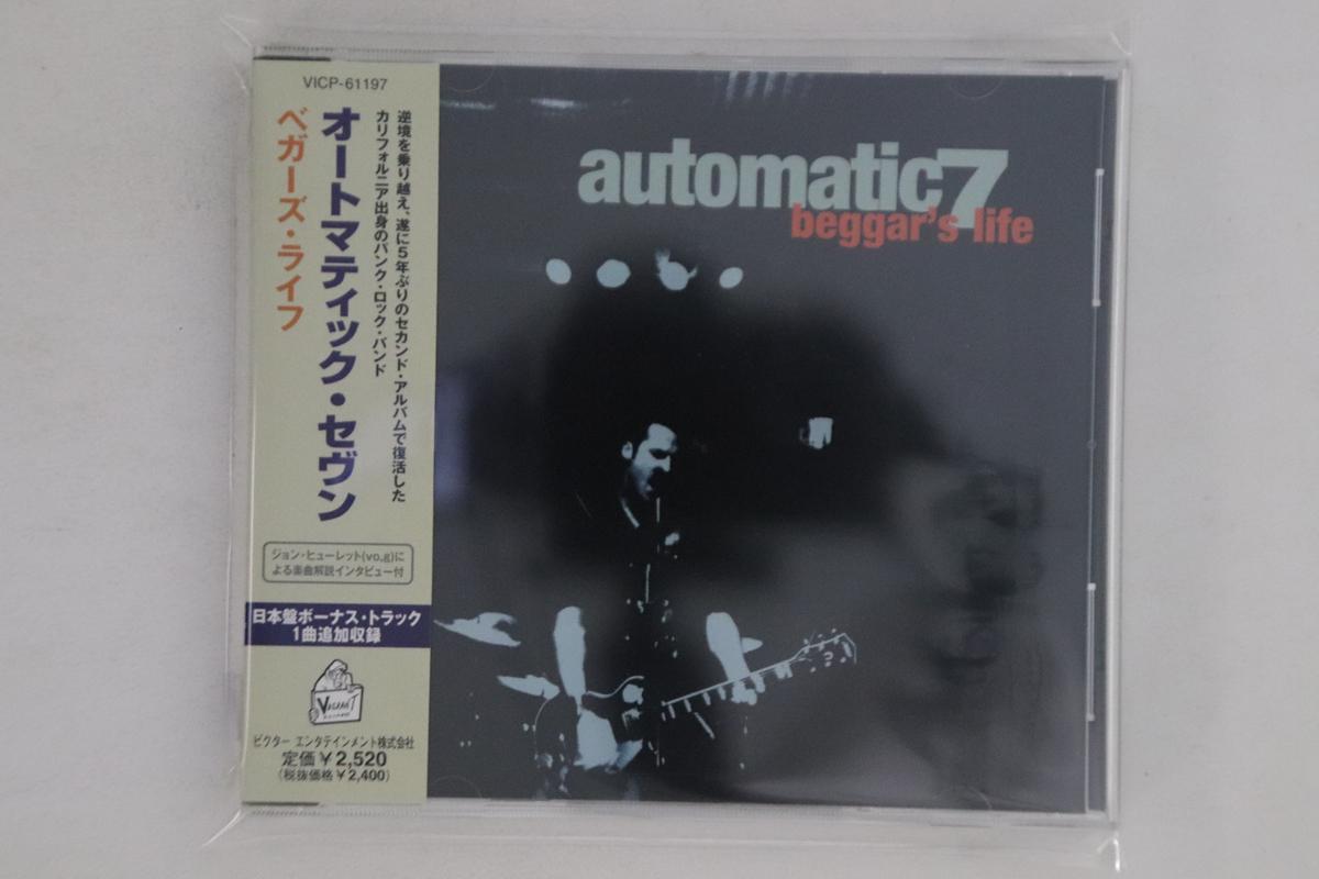 

CD AUTOMATIC7 - Beggar s Life VICP61197PROMO VICTOR 2000 Japan Obi Rock Used