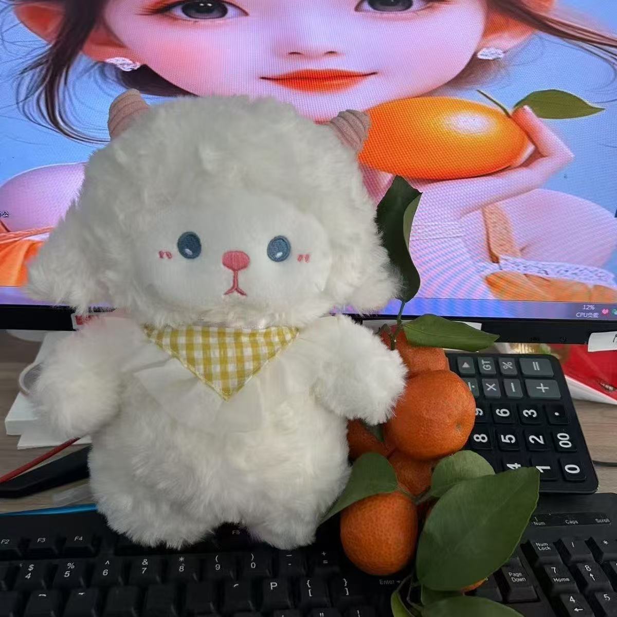 

Облака Букет из ягнят Кукла Милая овечка Плюшевая игрушка Кукла на День святого Валентина Подарок на день рождения 24cm