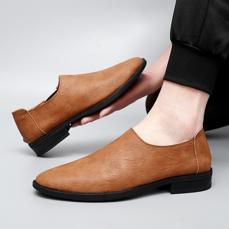 Fashion Business Shoes Men Brand Outdoor All-match Mens Loafers Slip On Male Comfortable Driving Shoe 2024 New Arrival Men Casual Shoes