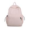Lightweight Travel Backpack Women Large Capacity Backpack Solid Color Student Schoolbag