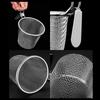 Mesh Strainer Stainless Steel Basket Spaghetti Strainer Spoon Noodle Strainer for Noodles Frying Pasta Camping Dumplings