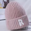 Women's New Winter Knitted Hat Korean Style Trendy Versatile Big Head Circumference Face Small Windproof Ear Protection Wool Hat