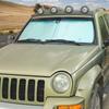 Car Windshield Sunshade Window Shade Foldable Sun Visor Cover Fit for Jeep Liberty 1999-2007 Car Interior Accessories
