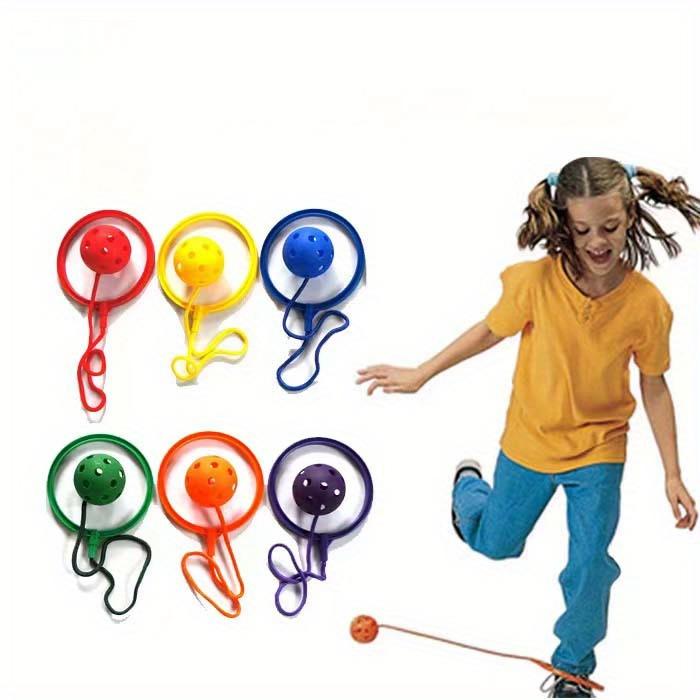 Lemon Jump Ball Swing Ball Tie Foot with Bounce Sense System Training Equipment Game Props Bounce Ankle Ring Bounce Fitness Ball Magic Wheel