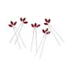 European & American Green Rhinestone Hairpin: Elegant U-Shaped Wedding Hair Accessory for Qipao Dresses.