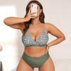 2025 Floral Spaghetti Strap Plus Size Two-Piece Bikini Beach Swimwear