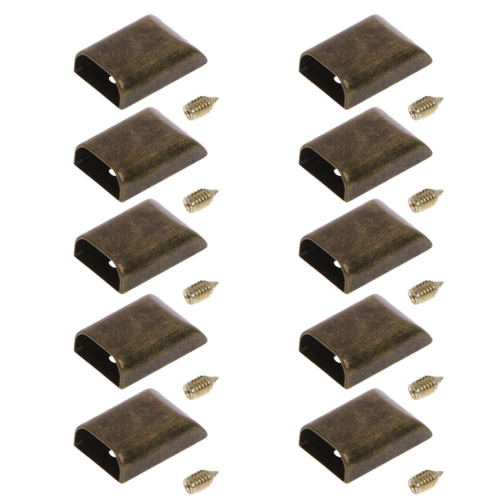 10 stuks Leer Ambacht DIY Metalen Rits Staart Clips Gesp Stop Staart Plug voor Hoofd T