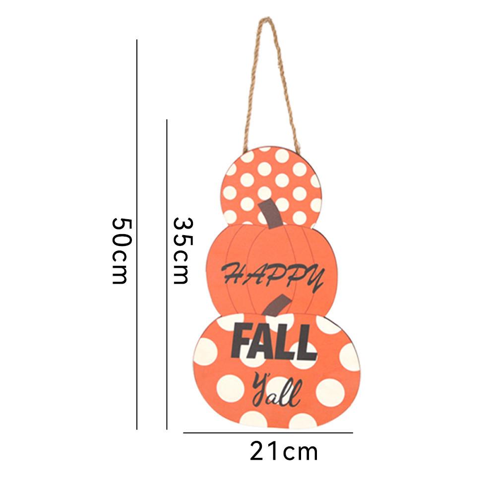 Wooden Beautifully Crafted Halloween Door Sign Adorned With Ghost And Pumpkin Designs For Seasonal Decor