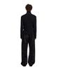 ERA Unisex Suede Effect Track Pants - Black