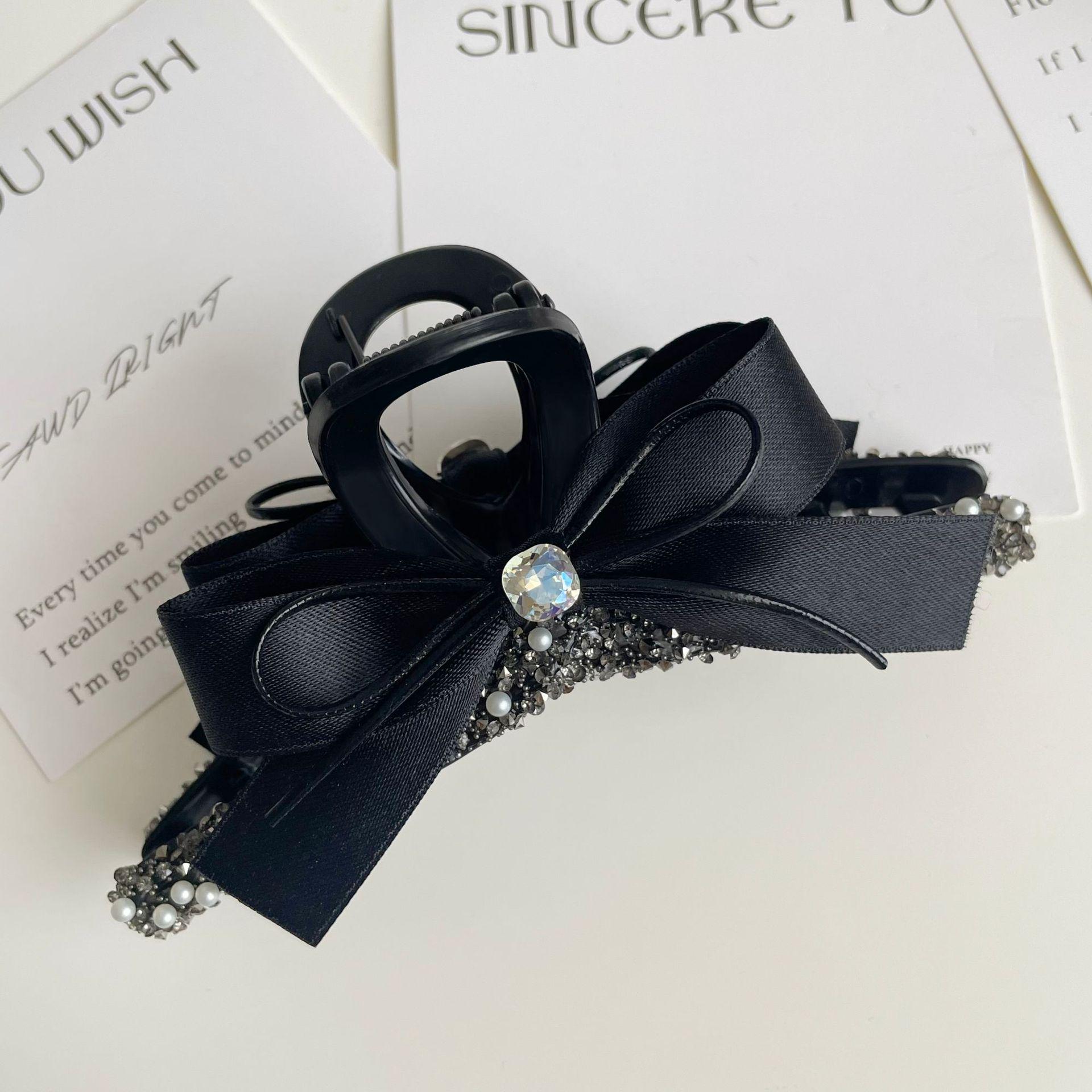 

Высококачественная серебряная заколка для волос в форме акулы с бантом для женщин