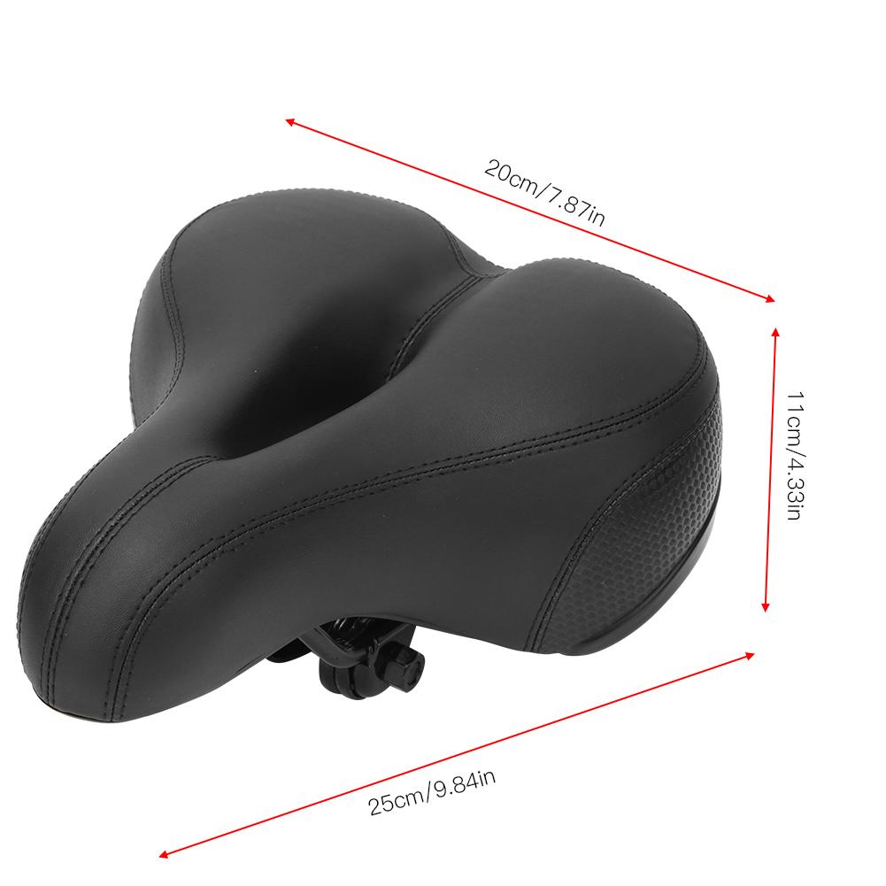 Soft Bike Seat Cushion Waterproof Comfortable Bicycle Saddle Replacement with Rain Cover
