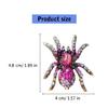 Personalized Fashion Spiders Brooch Delicate Alloy Spiders Brooch with Crystal Embellishment for Evening Wear Parties