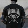 Victory or Valhalla T-Shirt Skull and Viking