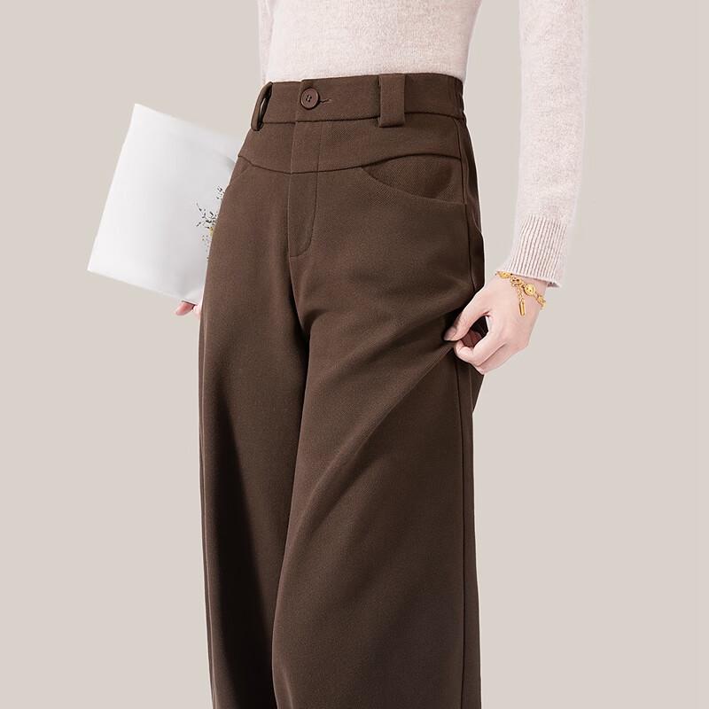 Silkbay Women's High-Waisted Wide-Leg Casual Pants