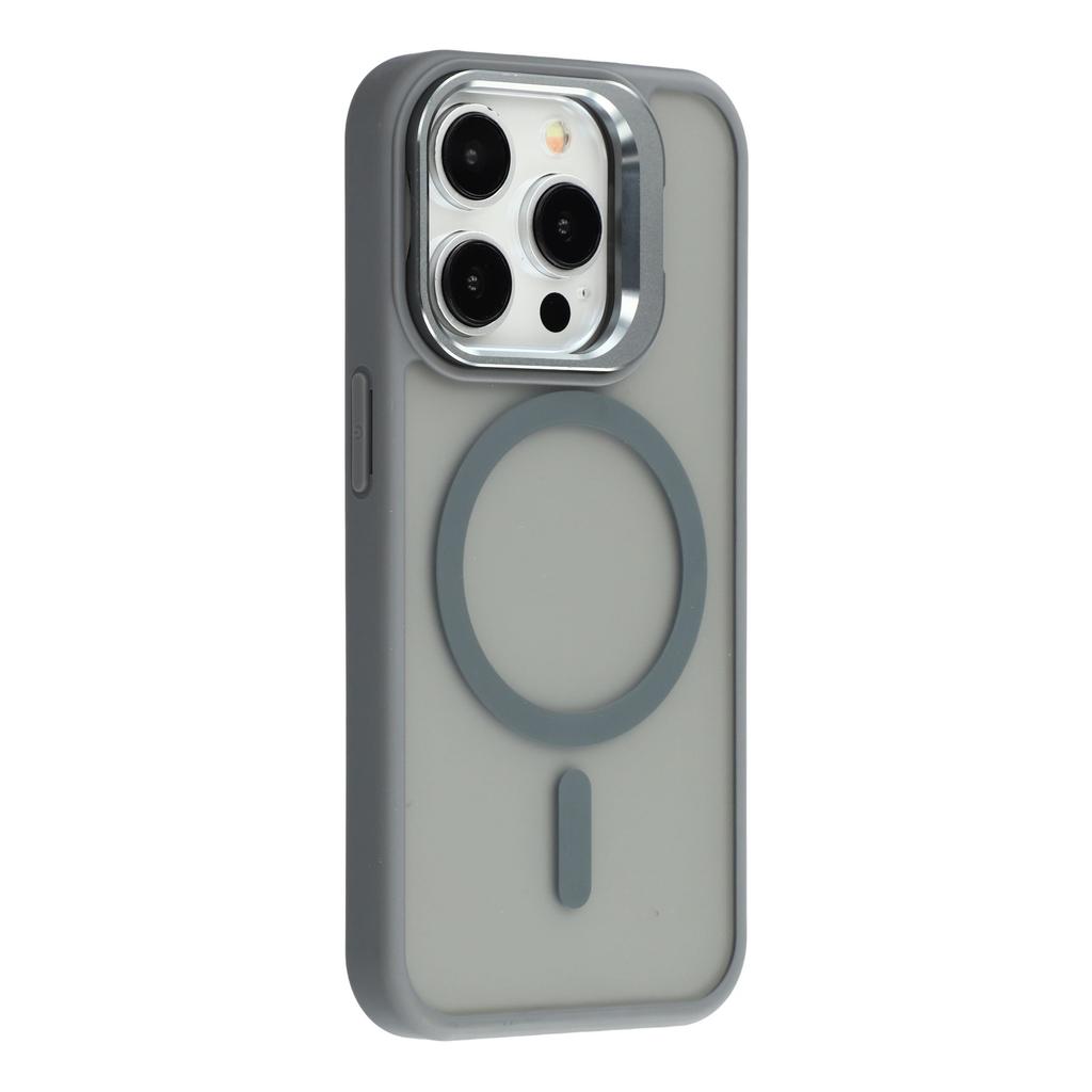 For iPhone 13 Pro Case Compatible with MagSafe Lens Kickstand TPU + PC Matte Phone Cover